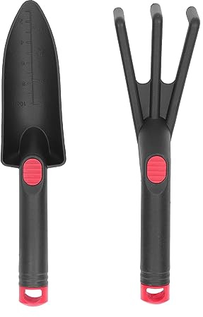 Risegun Metal Detector Shovel, ABS Metal Detecting Digging Tool Metal Detector Accessories Rake Shovel Digging Finding Tool with Scale Gardening Accessories for Replacement