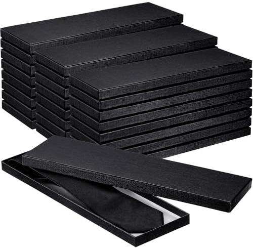 Shinylin Geschenkschachteln für Damen und Herren, Sockenschals, Geschenkboxen mit Deckel, 35,6 x 10,9 x 1,9 cm, Großpackung aus Karton, Geschenkbox, für Valentinstag, Geburtstag, Hochzeit, Verlobung
