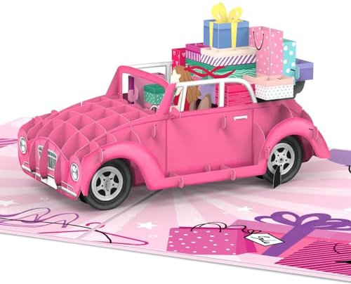 papercrush® Pop-Up Karte Shopping Queen - 3D Geschenkkarte, Gutschein oder Geldgeschenk für eine Shopping Tour für Mädchen, Freundin oder Frau - Gutscheinkarte für Shopping Tag zum Geburtstag