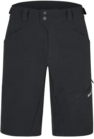 Ziener Herr NELAT X-Function cykelshorts med innerbyxor – mountainbike/utomhus/fritid – andningsbar, snabbtorkande, vadderad, svart, 46