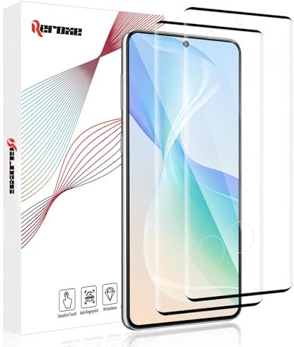 REROXE 2 Stück für Panzerglas für Samsung Galaxy S21 5G Schutzfolie, 3D-Volle Bedeckung Premium Glas Frei von Kratzern Displayschutzfolie für Samsung S21, HD-Klar Anti-Schmutz S21 5G Folie