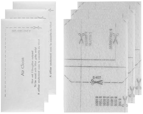 Staubsauger Filter für Miele Staubsauger, 6 Stück Staubsaugerfilter Set, Motorschutzfilter Abluftfilter SAC20/30 Microfilter Kompatibel für Miele Complete C1/2/3, S200-S899, S2000-S8999
