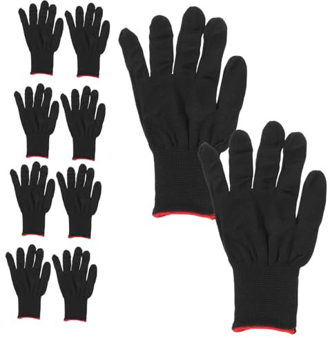 JECOMPRIS 12paare Strickhandschuhe Aus Polyester Arbeitshandschuhe Groß Schutz Für Elektronikmontage Bequeme Langlebige Schützende Handschuhe Für Erwachsene Und Industrieeinsatz