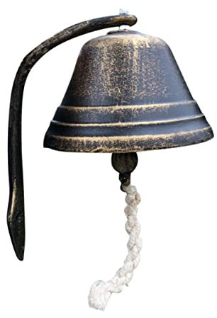 jojofuny Campanilla Para Puerta Timbre De Hierro Decoración De Cafetería Sonido Fuerte