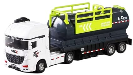 XGFFBAGB Camión De Basura A Escala 1:30, Modelo De Coche, Limpieza De Carreteras, Barredora, Juguetes, Regalos.(White C,No Box)