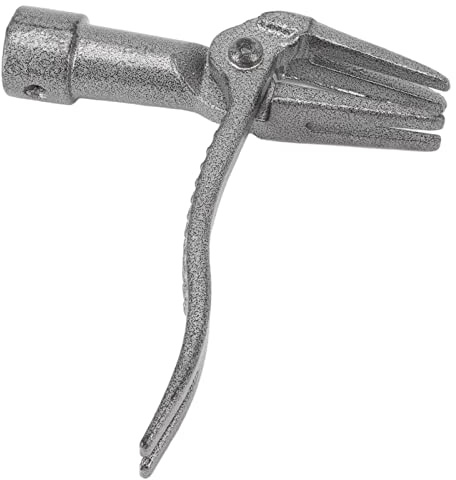 Tnfeeon Extractor de Malezas de Pie, Herramienta de Desmalezado Manual de Hierro con Levantador de Raíces Eficiente para Mantenimiento de Jardines y Cuidado del Césped