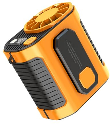 Luyismer Ventilatore a vita piccolo ricaricabile USB a 3 velocità Ventilatore da cintura indossabile Clip sulla cintura indossabile Ventilatori personalmente Dispositivo di raffreddamento esterno