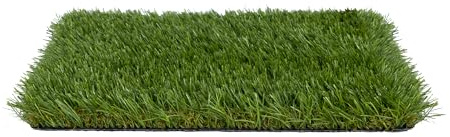 BRINDEK Césped Artificial Creta 30 mm en rollo 2 m de ancho | Corte a medida 2x1 a 2x25 m | Aspecto natural alta densidad | Drenaje eficiente | Uso exterior terrazas, jardines y balcones (2x5 Metros)