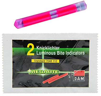 100 DAM Knicklichter Standard Farbe Rot