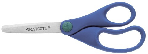 Westcott barnsax, 12,7 cm, färgsorterad