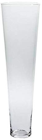 Glasvase Rosali Famous 80cm Konisch Blumenvase Deko Gefäß Klarglas Geschenk
