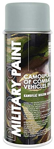 Deco Color 1 Stück 400ml Militär Army Militärlack Lackspray Nato Farbe wählbar (grau RAL 7038)