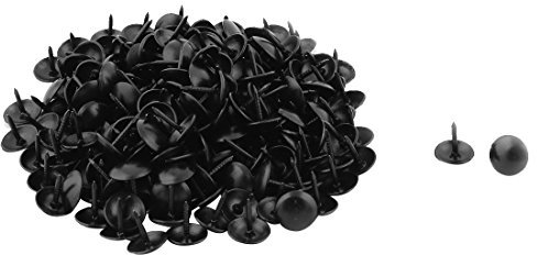 sourcing map 200 Stück Home Metall Polsterung Thumb Tack Nagel Dekoration Pushpin Möbel Nagel 9 x 9mm de