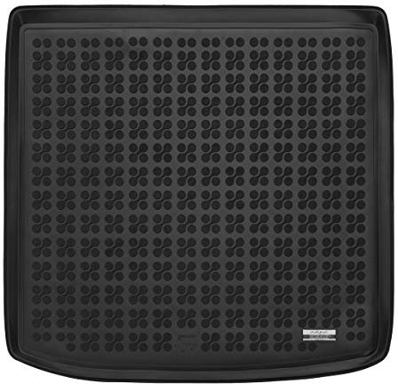 AZUGA Gummi Kofferraumwanne Premium Antirutsch passend für Skoda Kodiaq ab 2017-11/2023 5-Sitzer (variabler Boden oben oder mit Ersatzrad) AZ12000440