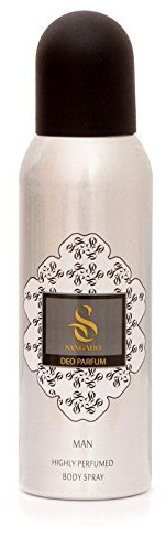 SANGADO Fragrances parfymdeodorant spray för män, obesegrande, 150 ml