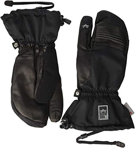 Rome Snowboards Herren Bronson Trigger Snowboarding Glove Snowboardhandschuhe, schwarz, Large