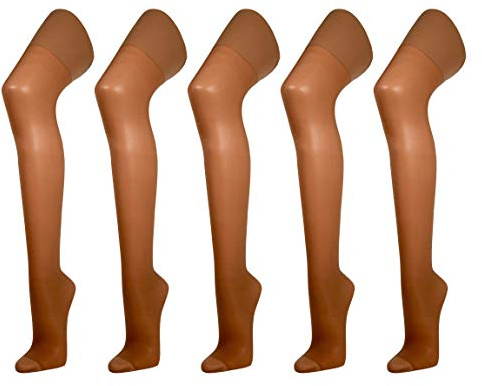 Disée Stützstrumpfhose Damen 40 DEN im 5er Pack – komfortabel, formend, transparent - angenehmer Halt im Alltag