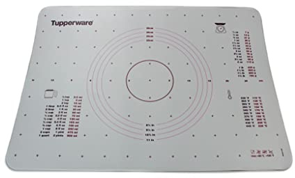 Tupperware Teigunterlage Backen Bordeauxrot auch für Knete Backunterlage Fix&Fertig 38472