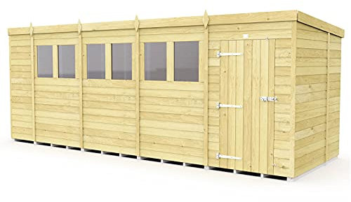 Total Sheds 18x6 Pent Shed Fast 2-5 Days Delivery Anywhere In The U.K