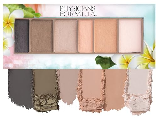 Physicians Formula, Matte Monoi Butter Eyeshadow, Nude Lidschattenpalette mit mattem Finish, mit Monoi Butter, Murumuru Butter, Cupuaçu Butter, Tucuma Butter, Matte Blushed Nude