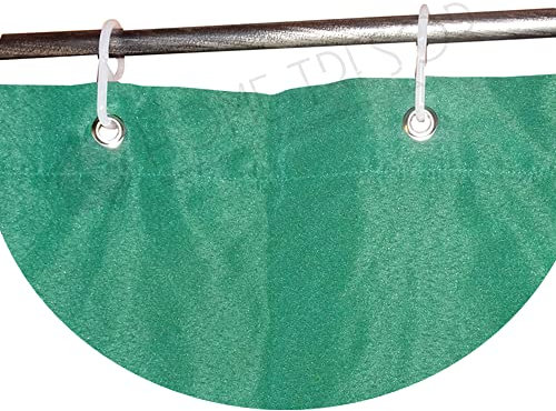 Home Tresor - Tenda da sole da Balcone, Veranda, Camper o Terrazzo con Anelli e Ganci Tessuto Resistente da Esterno Tinta Unita Verde (200 x 300)