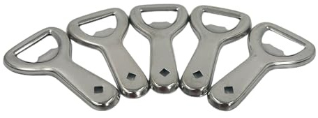 Bottle Openers, Rounded Bar Blade Beer Bottle Opener Corkscrew Bartender Bottle Opener Personalised Bar Accessories for Home Pub Outdoor Stainless Steel 10PCS