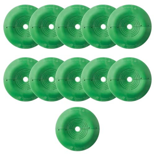 TreeGuard Revolutionärer Baumschutz Rasenkante zum Schutz vor Mechanischer Beschädigung, Scheibe gegen Mähgeräten schützt Baumstämme im Rasen 250mm 10+1 Stück Gratis