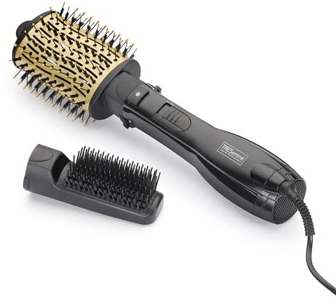 TRESemme 2-in-1 Hair Dryer Brush - Airstyler with Oval Volumizing Brush & Vent Brush, Ionic Anti-Frizz Technology, 1000W Power, 3 Heat & 2 Speed Settings, Cool Shot, 2787U