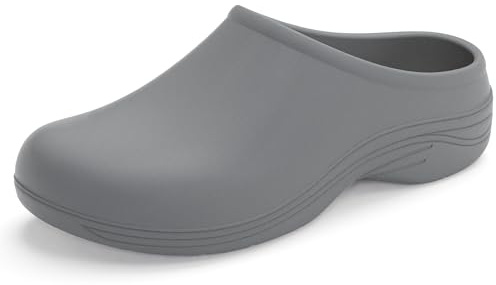 Lakeland Active Lorton - Zoccoli da giardino, cucina e lavoro da uomo, Grigio ardesia., 40 2/3 EU
