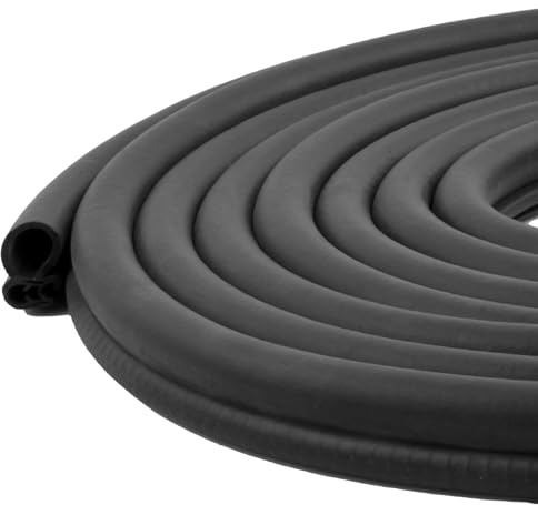 Cozlly 6M Auto Türdichtung,Universelle Dichtungsprofil Gummi,Universelle Schalldämmung Kofferraumdichtung,Gummidichtung Kofferraumdichtung,für Autos,Boote,Wohnmobile Schalldämmung kfz Innenraum