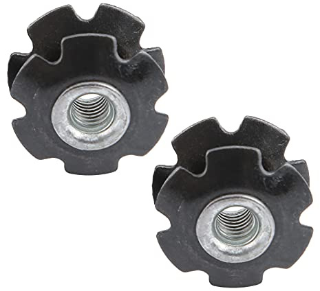 Akozon 23,6 Mm Fahrrad-Headset-Sternmutter, Fahrrad-Vorderradgabel-Headset für Mountainbike-Rennräder, Robuste Aluminiumlegierung-Fahrrad-Lenkrohr-Sternmutter