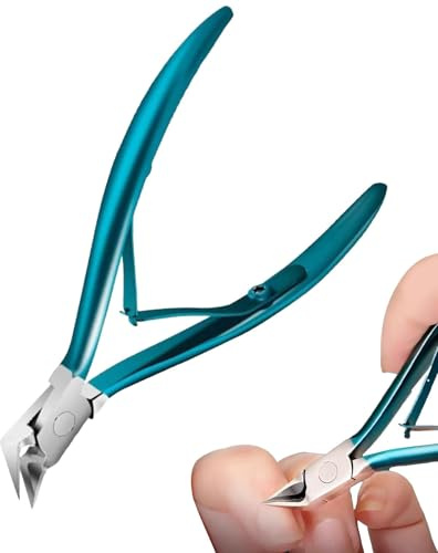 Zehennagelschneider, Zehennagelschneider | Nagelknipser für eingewachsene Zehennägel aus Edelstahl mit spitzer Spitze - Pediküre-Knipser für eingewachsene und dicke Nägel, Zehennagelschneider, eingewa