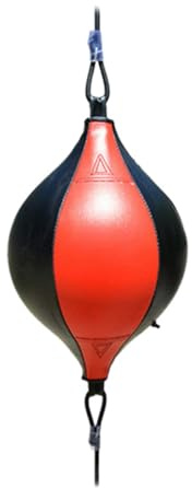 Boxsäcke für Geschwindigkeit, Doppelendrucksack, Reflexball zum Aufhängen, Box-Geschwindigkeitssack aus Leder mit doppeltem Ende, Boxsack zum Aufhängen mit elastischem Seil