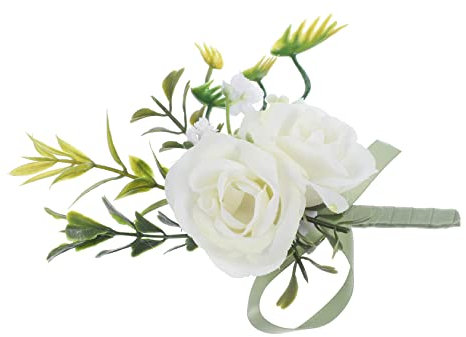 TINEASUR Hochzeitscorsage Für Braut Und Bräutigam Elegante Ansteckblume Für Besondere Anlässe Hochwertige Kunstblumen Für Hochzeiten Und Feiern Perfektes Accessoire Für Trauzeuginnen