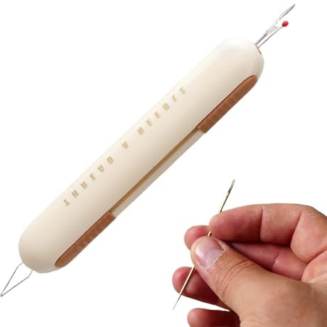 Doiyislem Nadeleinfädler zum Handnähen, Nahtfadenentferner - 2-in-1-Einfädler-Nahtentferner | Doppelend-Design, manuelle Nähwerkzeuge, Nähzubehör für ältere Menschen, Nähbegeisterte,