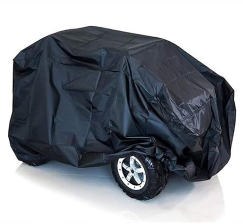 KDTRKH Kids Ride-On Toy Car Cover, 210D Waterproof Oxford Fabric, Outdoor Waterproof Protection Cover for Children Wheels Toy Electric Car,Black,132x72x61cm