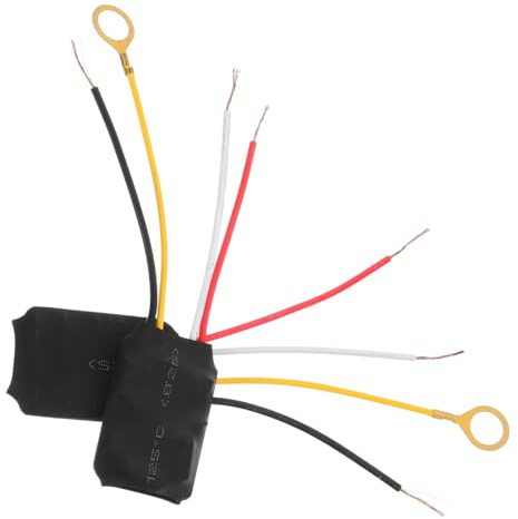 Gadpiparty Touch Modul Einfache Installation 2 Stück mit 3-stufen Dimmer und Schrumpfschlauch Kunststoff und Kupferdraht mit Touchfunktion für Schreibtischlampe für Selbstgemacht Lampen