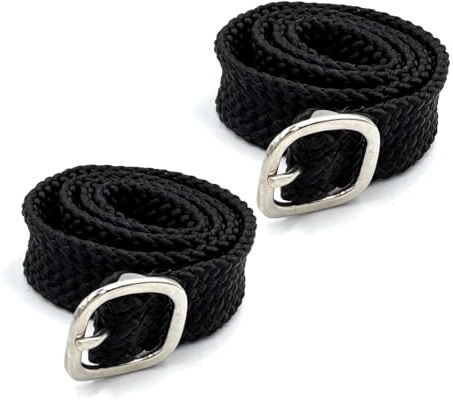 Equine Smile ES4006 Sporenreimen größenverstellbar für Sporen Ersatzriemen aus Starkes und weiches Nylon Sporenriemen Pferdespornriemen Reitsporenriemen Fixierung von Reitsporen