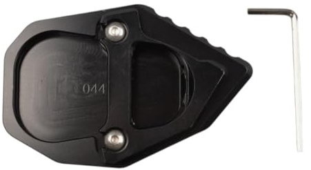 avdb-moto Seitenständer Verbreiterung kompatibel mit BMW NINE-T/URBAN/PURE 2017-21, SCRAMBLER/RACER NINE T 2017-2021 aus Eloxiertem Aluminium (Schwarz)