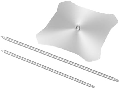 LOVIVER per spiedini, spiedo per Carne, Accessori per Barbecue, griglia per Barbecue Brasiliano, Supporto per arrostire Pollo, affumicatore,