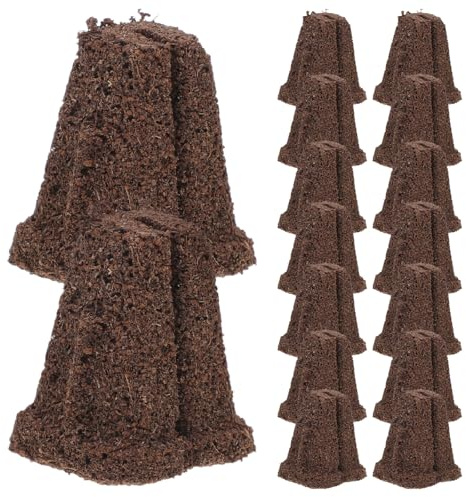 Levemolo Lot de 30 Cubes de Bouturage en Tourbe pour Culture Hydroponique à Domicile Kit de Germination sans Terreau Rétention Efficace d'eau et d'Oxygène Adaptés Semis et Bouturage en
