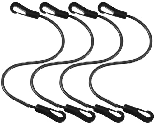 Pferdedecken Beinbänder | 4 Stück Verstellbare Bänder - Dehnbare 54 cm Beinriemen Für Pferdedecke Mit Doppelendigen Clips | Für Pferdedecken Winterausrüstung Stallbedarf