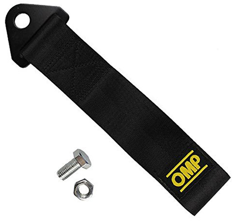 Courroie de remorquage professionnelle universelle pour véhicule d'urgence - Sangle de remorquage professionnelle - Corde de remorquage universelle pour véhicule d'urgence - Noir