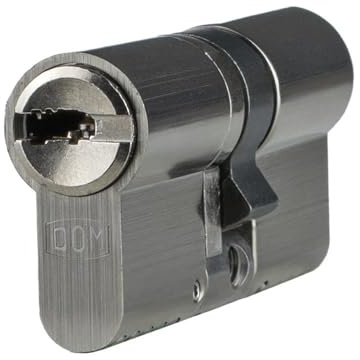 DOM ix Twido Doppelzylinder 35/35 | Schließzylinder Zylinder | Bohrschutz Anti-Bumping Picking-Schutz Kopierschutz | Not-und Gefahrenfunktion | Patentschutz | Sicherungskarte & 5 Schlüssel | Modular