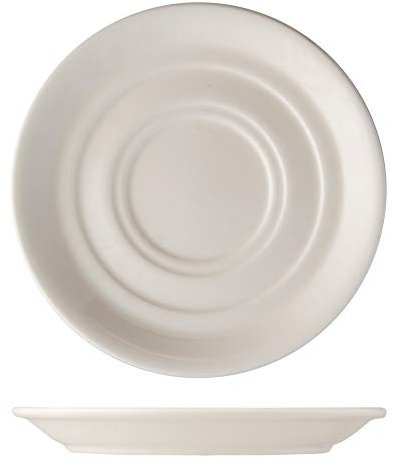 B'GHEST Set. 6 Uds. Duoma Plato para Taza de Te Ø15.5 Cm. Fabricado en Porcelana Fine China.