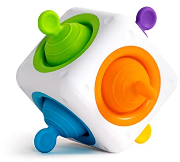 Fat Brain Toys Tugl Cube - Cubo Popping Fidget per bambini, adolescenti, adulti