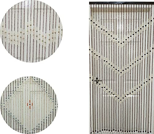 Classic Wooden Bamboo Beautiful Hanging Beaded Door Curtain String Fly Insect Screen Blind Design Varies Home Gifts Decoration