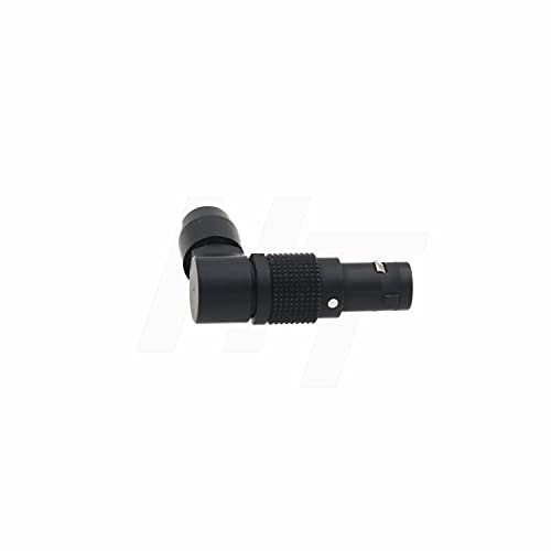 HangTon Black 0B FSG 302 2 pin ruotato angolo retto 90 gradi connettore maschio circolare Push Pull cavo spina compatibile per Lemo