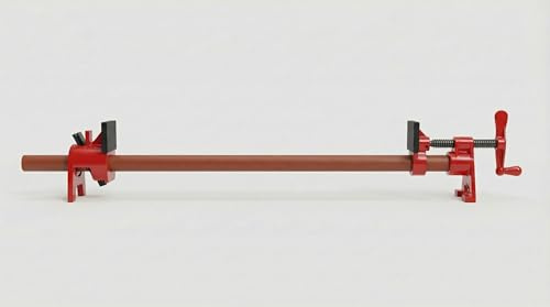 Rohr Schraubzwingen 1600mm ¾ Zoll Schraubzwingen Set Rohrzwingen Korpuszwinge Rohrzwingen Rohrschraubzwinge Clamp Holz und Metallklemmen aus Eisen Schraubzwinge Bar Clamp Kit