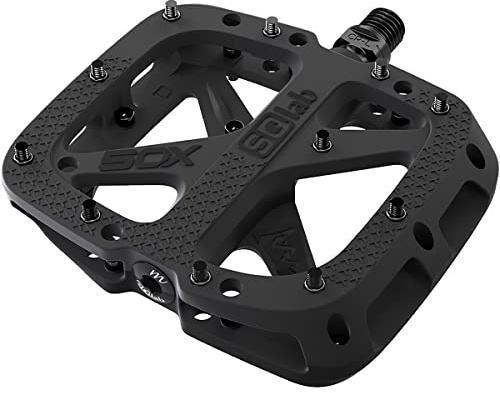 5OX, MTB Gravity & E-Performance Fahrrad Plattformpedale SQlab, Schwarz, Medium (41-45